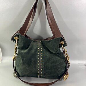 Micheal Michael Kors Astor Suede Leather Shoulder Bag